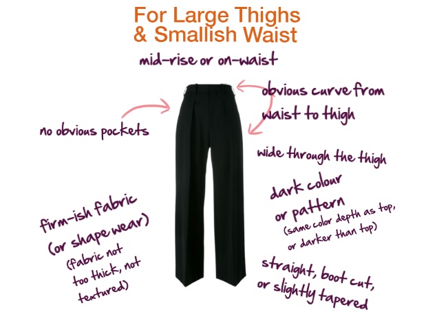 flattering pants for big hips