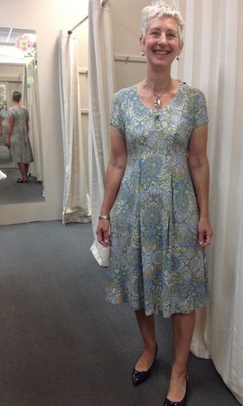 jan in new summer dress